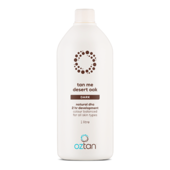 Oztan Tan Me Desert Oak Dark Professional Tanning Solution 1L | Oztan Natural Flawless Spray Tanning Solutions