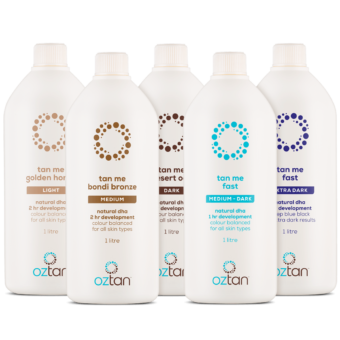 Oztan Professional Tanning Solutions 1L Pack | Oztan Natural Flawless Spray Tanning Solutions