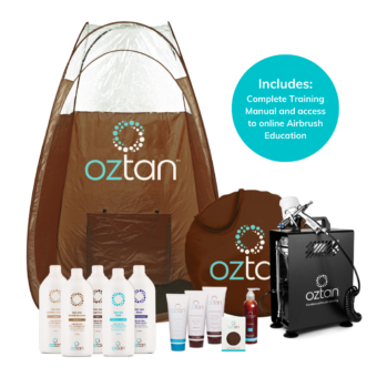 Oztan Airbrush Spray Tanning Premium Package | Oztan Natural Flawless Spray Tanning Solutions